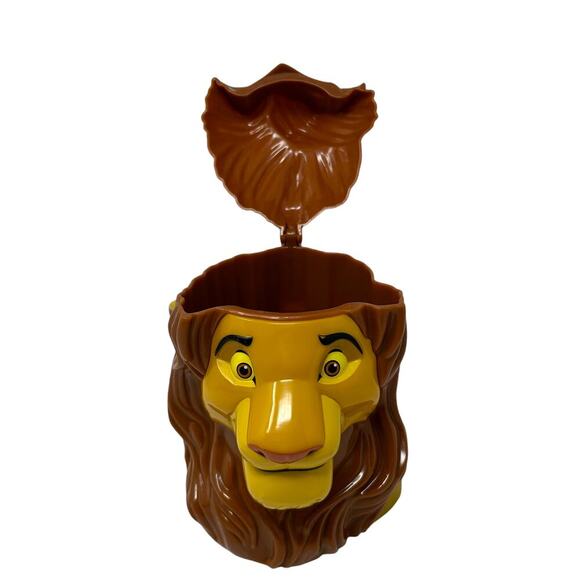 Disney Ringling Bros Barnum Bailey The Lion King Adult Simba Plastic Mug Cup Lid - Picture 7 of 13